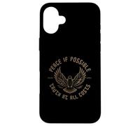 Reformed Theology Peace If Possible Truth Quote Case for iPhone 16 Plus