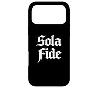 Reformed Theology Sola Fide Faith Alone Christian Design Case for iPhone 17 Pro Max