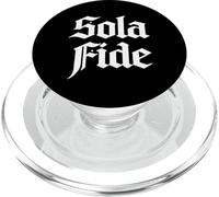 Reformed Theology Sola Fide Faith Alone Christian Design PopSockets PopGrip for MagSafe