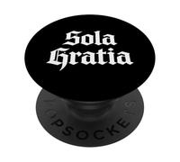 Reformed Theology Sola Gratia Calvinist Christian Design PopSockets Adhesive PopGrip