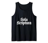 Reformed Theology Sola Scriptura Bible Authority Design Tank Top