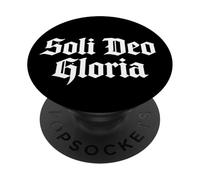 Reformed Theology Soli Deo Gloria Christian Art PopSockets Adhesive PopGrip