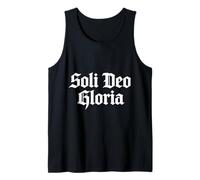 Reformed Theology Soli Deo Gloria Christian Art Tank Top