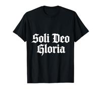 Reformed Theology Soli Deo Gloria Christian Art Value Graphic T-Shirt