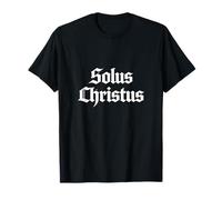 Reformed Theology Solus Christus Christ Alone 5 Solas Design T-Shirt