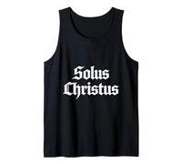 Reformed Theology Solus Christus Christ Alone 5 Solas Design Tank Top