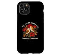 Reformed Theology Sparrow Design Inspired by Matthew 10:31 Case for iPhone 11 Pro