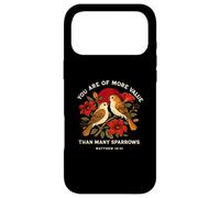 Reformed Theology Sparrow Design Inspired by Matthew 10:31 Case for iPhone 17 Pro Max