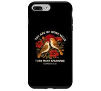 Reformed Theology Sparrow Design Inspired by Matthew 10:31 Case for iPhone 7 Plus/8 Plus