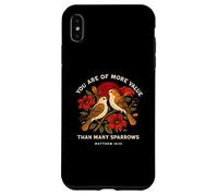 Reformed Theology Sparrow Design Inspired by Matthew 10:31 Case for iPhone XS Max