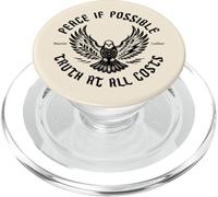 Reformed Theology Truth at All Costs Martin Luther - Black PopSockets PopGrip for MagSafe