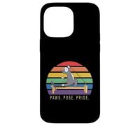 Reformer Pilates cat Lover LGBT funny animal Paws Pose Pride Case for iPhone 14 Pro Max
