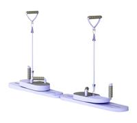 Reformer Pilates, Folding Pilates Tray - Multifunctional Fitness Equipment for Indoor Training of Legs, Arms and Abdominal Belt, Ideal for Sports,