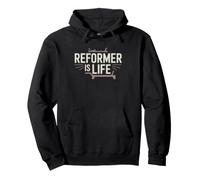 Reformer Pilates Instructor Who Loves Teaching Machine Pullover Hoodie