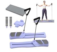 Reformer Pilates Machine - Multifunctional Pilates Board,Strong Weight-Bearing Equipment Portable Exerciser for Health Yoga Workout Gym Training Women Fitness Cardio