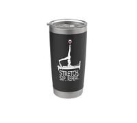 Reformer Pilates Wine - Stretch Sip Repeat Stainless Steel Insulated Tumbler