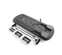 Myga Pilates Reformer Machine - Foldable Pilates Board with Rebound Ab Roller, Resistance Bands, Push Up Bars & LED Counter for Full Body Workout - Multifunctional for Home, Gym & Travel (Black)