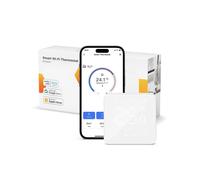 Smart Thermostat for Combi Boiler/Water Underfloor Heating, WiFi Thermostat Works with Apple HomeKit Siri, Alexa, Google Home, Support Programmer/Voice/Remote Smart Heating Control, White