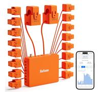 Refoss Smart Home Energy Monitor, Accurate Real-Time Energy Consumption Tracking with Home Assistant, Electricity Usage Monitor with 16X Circuit Sensors