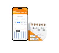 Refoss WLAN and Bluetooth Relay Switch with Current Measurement, 16 A Smart Light Switch Compatible with Home Assistant, Alexa and Google Home, Supports Open API Integration, Pack of 1