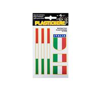 Refractive Plastickers Italy Shields and Flags