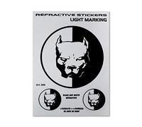 Refractive Sticker Pitbull Dog