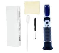 Refractometer 2 In 1 & Salinity Refractometer ATC 0-32% & 0-28% Salinity Measure Sodium Chloride In Food Salt(Without retail box)