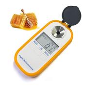 Refractometer, 3-in-1 Digital Honey Refractometer 0-90% 5.0%~38.0% Moisture 33.0~48.0 Baume Maple Syrup Molasses Malt Beekeeping Supplies