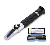 Refractometer for Honey Moisture, and Baume,Professional Automatic Temperature Compensation Beekeeper Refractometer Honey 58-90%,Hand-held Refractometer for Honey Syrup Molasses Fruit