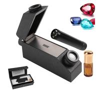 Refractometer Kit for Gemstones - Professional Tool for Identifying Diamonds and Moissanite with Refractive Oil