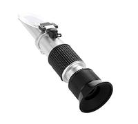 Refractometer Saltwater Aquarium, ATC Digital 0-10% Aquarium Optics Refractometer Salinity Tester Salinity Tester For Saltwater with Rubber Handle For Mariculture,