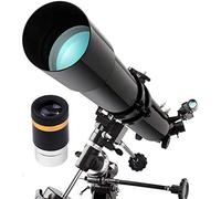 Refractor Astronomical Telescope,80MM Aperture 900mm Telescope,Telescope for Beginners and Adult,Great Astronomy for to Explore Moon Space