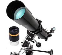 Refractor Astronomical Telescope，80MM Aperture 900mm Telescope，Travel Telescope for Kids Beginners and Adult，Great Astronomy for Kids to Explore Moon Space