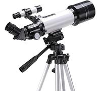Refractor Telescope,Telescope for Kids Adults Astronomy Beginners 70mm Telescopes,700mm Focal Length 120X Magnification Refractor Telescopes,White