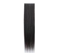 Refrescante 20"/50cm Straight Hair Extensions Straight Hairpieces Long Straight 2 PCS Set Clip In Hair Extensions Real Human Hair Black Brown Adjustable