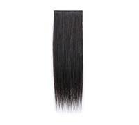 Refrescante 20"/50cm Straight Hair Extensions Straight Hairpieces Long Straight 2 PCS Set Clip In Hair Extensions Real Human Hair Black Brown Adjustable