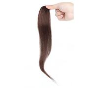 Refrescante Bangs Hair Extensions Side Bangs Clip In Hair Extensions Real Human Hair Long Side Air Bangs Wavy Curly Clip In Bangs (12"/30cm,Black) Adjustable
