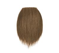 Refrescante Brown 2 Pack 6"/15cm Short Thick Hairpieces Real Human Hair Adding Extra Hair Volume Clip In Hair Extensions Hair Topper For Thinning Hair Women Adjustable