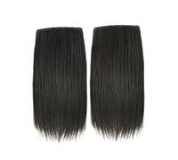 Refrescante Brown 2 Pack 6"/15cm Short Thick Hairpieces Real Human Hair Adding Extra Hair Volume Clip In Hair Extensions Hair Topper For Thinning Hair Women Adjustable