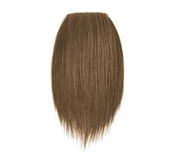 Refrescante Brown 2 Pack 6"/15cm Short Thick Hairpieces Real Human Hair Adding Extra Hair Volume Clip In Hair Extensions Hair Topper For Thinning Hair Women Adjustable