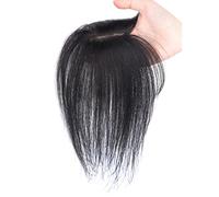 Refrescante Clip In Hair Extensions Real Human Hair For Women With Thinning Hair Clip In Human Hair Toppers Seamless Hairpiece(12"/30cm) Adjustable