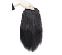 Refrescante Human Hair Clip In Hair Extensions Short Straight Thick Hairpieces Black Hair Extensions For Woman Thinning Hair Add Hair Volume Fluffy Adjustable
