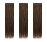 Refrescante Long Straight Wigs Straight Hair Extension Straight Clip In Hair Extensions Real Human Hair Long Black Hair Extensio (5 PCS,20"/50cm) Adjustable
