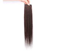Refrescante Straight Wig Long Black Straight Hair Extensions 20"/50cm Straight 3 PCS Set Thick Clip In Hair Extensions Real Human Hair Hair Extensions Black Adjustable