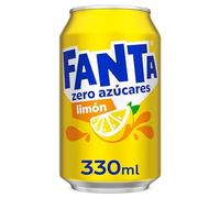 Refresco de limón Fanta Zero lata 33 cl pack 8 und