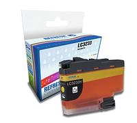 Refresh Cartridges Compatible Ink Cartridge Replacement for Brother LC-3233 (Yellow)
