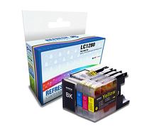 Refresh Cartridges Compatible Ink Cartridge Replacement for Brother LC1280 (Multi-Colour)