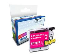 Refresh Cartridges Compatible Ink Cartridge Replacement for Brother LC39M/LC985M (Magenta)