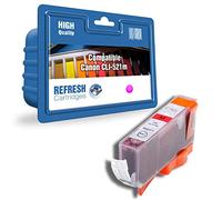 Refresh Cartridges Compatible Ink Cartridge Replacement for Canon CLI-521M (Magenta)