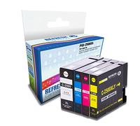 Refresh Cartridges Compatible Ink Cartridge Replacement for Canon PGI-2500XL (Multi-Colour)